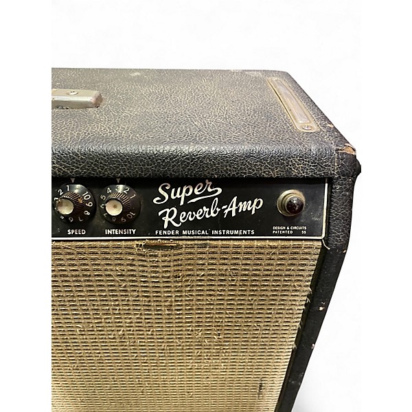 Vintage 1966 Fender Super Reverb 4x10 Tube Guitar Combo Amp