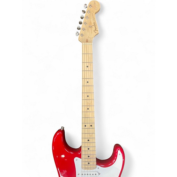 Used Fender Artist Series Eric Clapton Stratocaster Torino Red Solid Body Electric Guitar