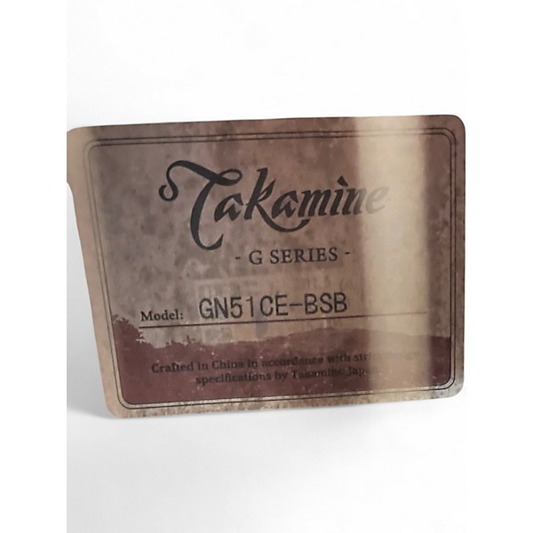 Used Takamine GN51CE 2 Color Sunburst Acoustic Electric Guitar