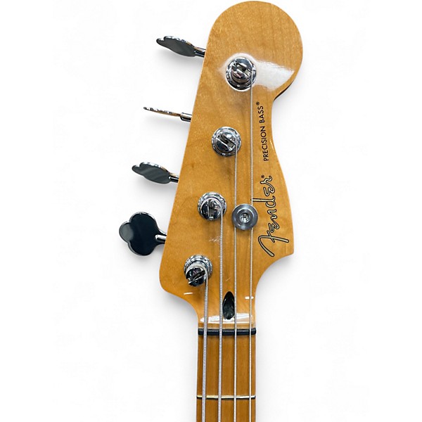 Used Fender Player II Precision (modded) Black Electric Bass Guitar