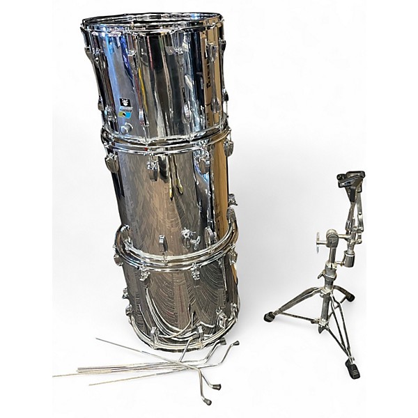 Used Ludwig 4 Piece Early 80s Ludwig Kit Chrome Drum Kit