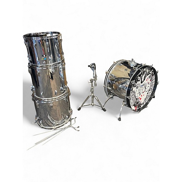 Used Ludwig 4 Piece Early 80s Ludwig Kit Chrome Drum Kit