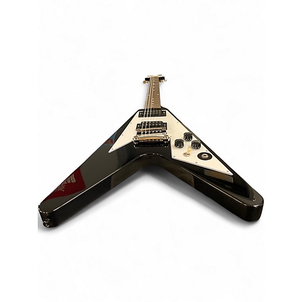 Used Epiphone Kirk Hammett 1979 Flying V Black Solid Body Electric Guitar