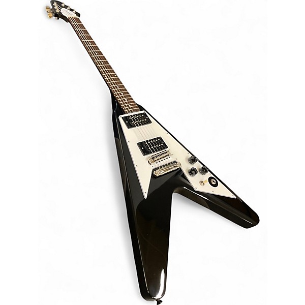 Used Epiphone Kirk Hammett 1979 Flying V Black Solid Body Electric Guitar