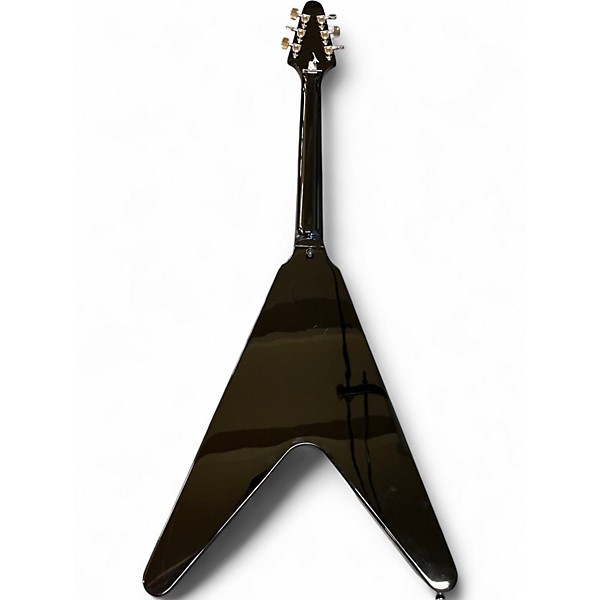 Used Epiphone Kirk Hammett 1979 Flying V Black Solid Body Electric Guitar