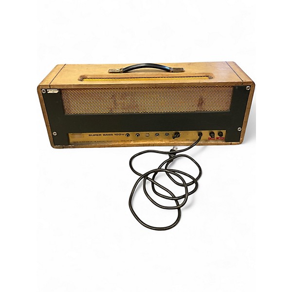 Vintage 1969 Marshall 1969 Super Bass 100x Head Tube Guitar Amp Head