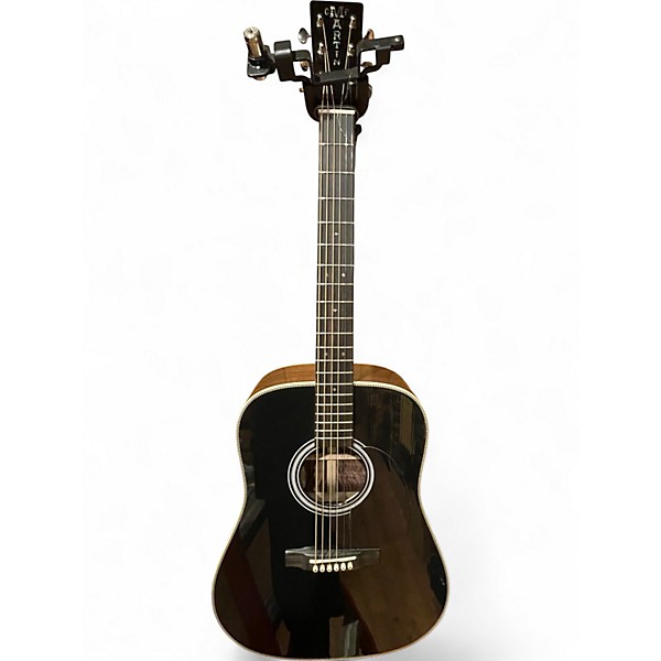 Used Martin CUSTOM SHOP DREAD 28 Black Acoustic Electric Guitar