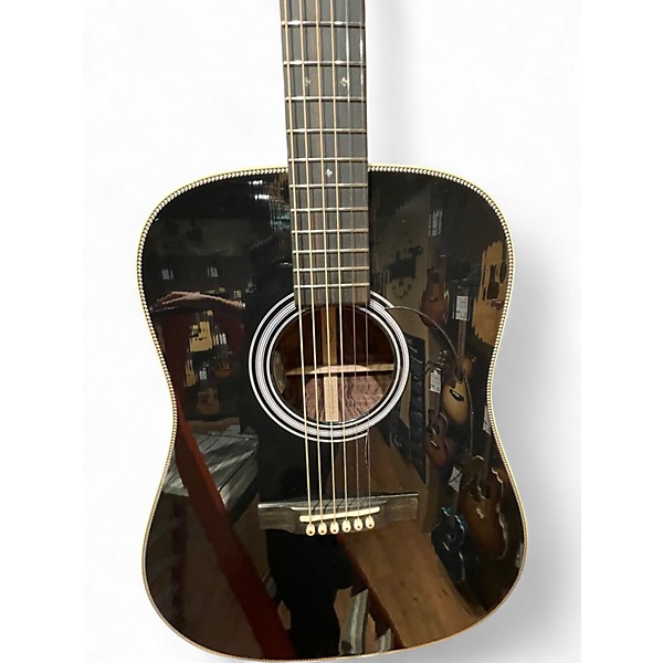 Used Martin CUSTOM SHOP DREAD 28 Black Acoustic Electric Guitar