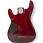 Used Schecter Guitar Research Damien Elite 7 Trans Crimson Red Solid Body Electric Guitar