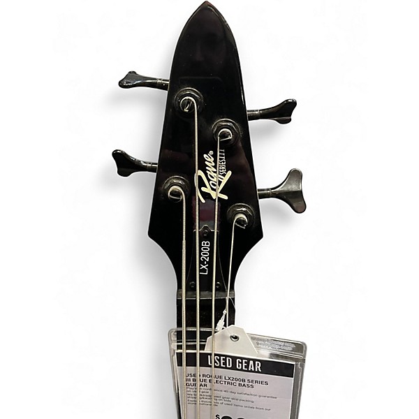 Used Rogue LX200B Series III Blue Electric Bass Guitar