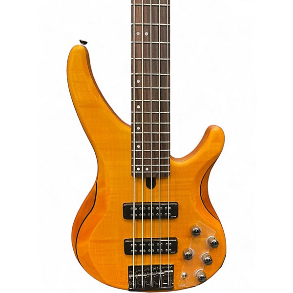 Used Yamaha TRBX605FM Natural Electric Bass Guitar