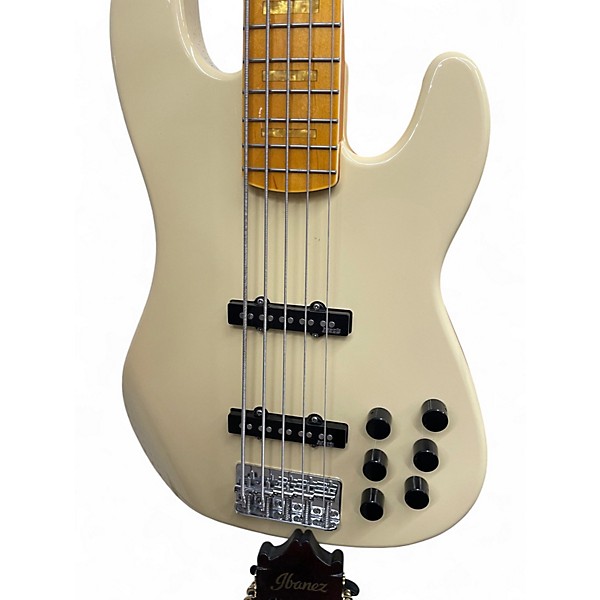 Used Markbass GV5 Vintage Yellow Electric Bass Guitar