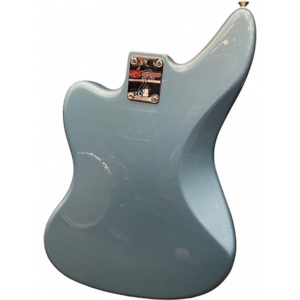 Used Fender Jaguar Bass Blue Electric Bass Guitar