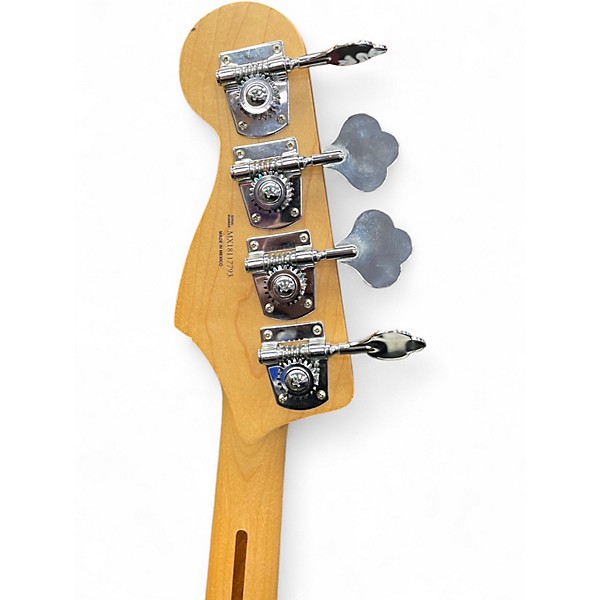 Used Fender Jaguar Bass Blue Electric Bass Guitar