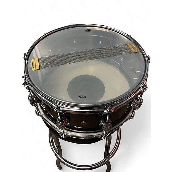 Used DW 6.5X14 Design Series Snare BLACK NICKEL OVER BRASS Drum