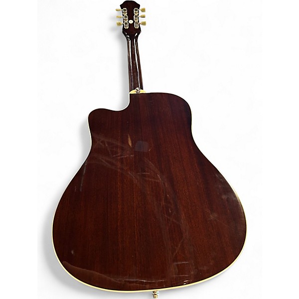 Used Epiphone Hummingbird Pro Brown Sunburst Acoustic Electric Guitar