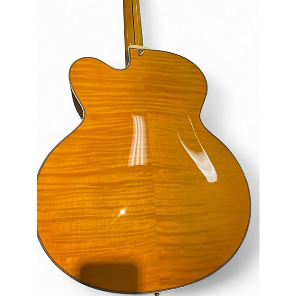 Used D'Angelico EXL-1 Amber Hollow Body Electric Guitar