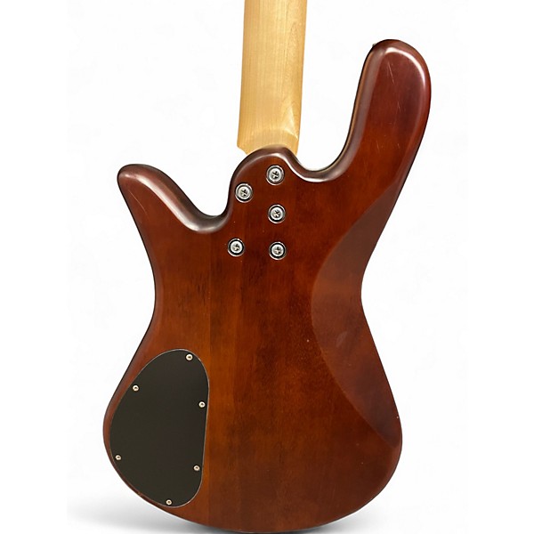 Used 2014 Spector PULSE 4 Trans Brown Electric Bass Guitar