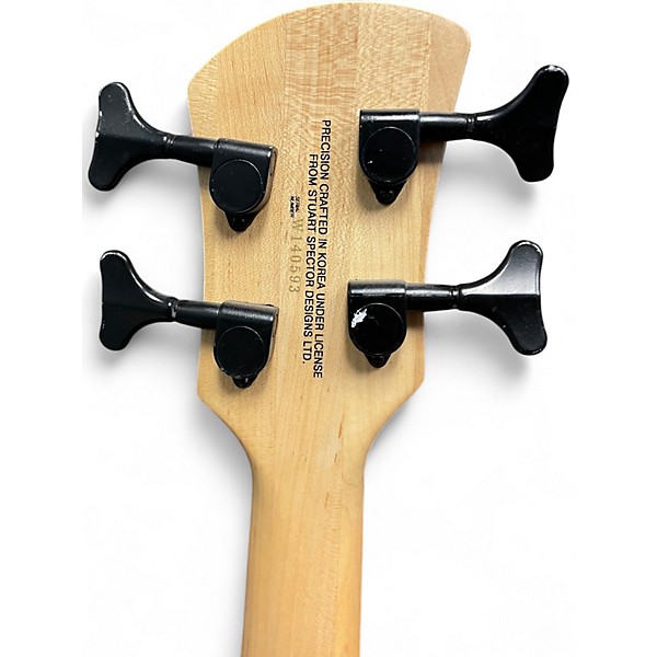 Used 2014 Spector PULSE 4 Trans Brown Electric Bass Guitar