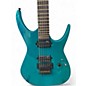 Used Dean Custom Exile Floyd RH Teal Solid Body Electric Guitar