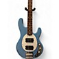 Used Sterling by Music Man Stingray bass  Daphne Blue Electric Bass Guitar