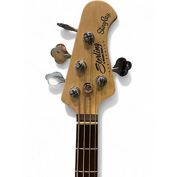 Used Sterling by Music Man Stingray bass  Daphne Blue Electric Bass Guitar