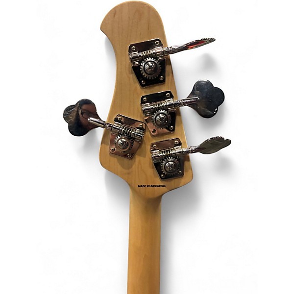 Used Sterling by Music Man Stingray bass  Daphne Blue Electric Bass Guitar