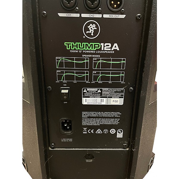 Used Mackie THUMP 12A Powered Speaker