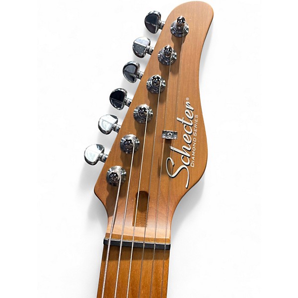 Used 2020s Schecter Guitar Research VAN NUYS Natural Solid Body Electric Guitar