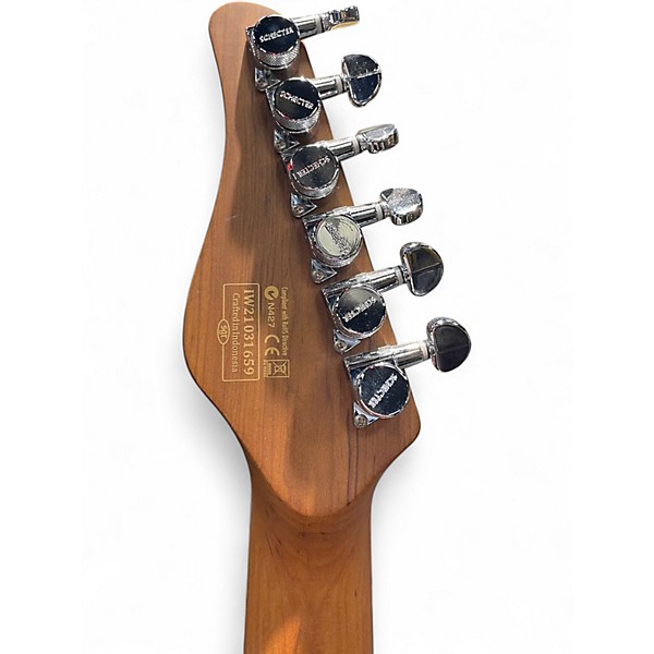 Used 2020s Schecter Guitar Research VAN NUYS Natural Solid Body Electric Guitar