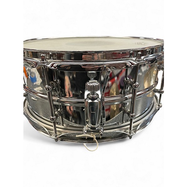 Used Ludwig 6X13 Supralite Snare STEEL Drum