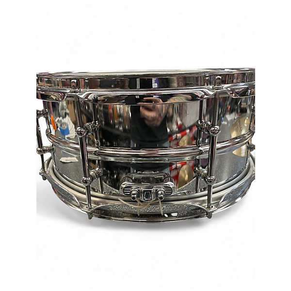 Used Ludwig 6X13 Supralite Snare STEEL Drum