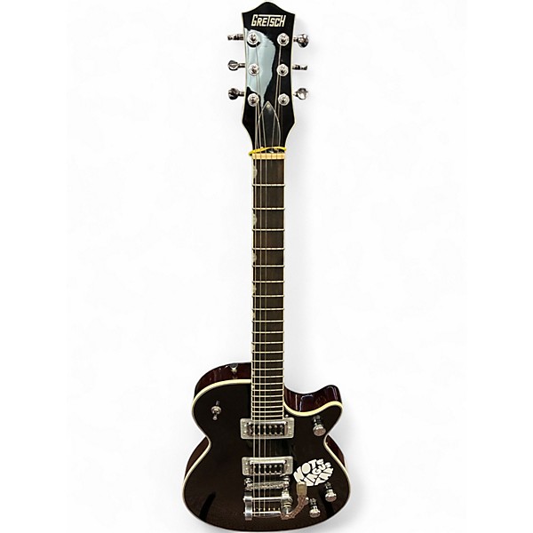 Used Gretsch Guitars G5230T Black and Yellow Solid Body Electric Guitar