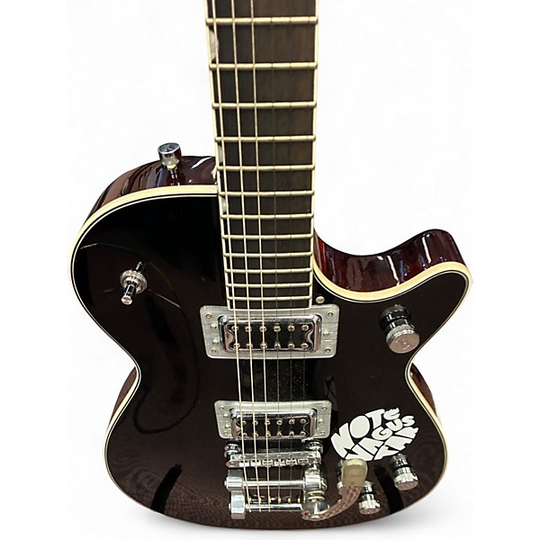 Used Gretsch Guitars G5230T Black and Yellow Solid Body Electric Guitar