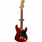 Used Fender Standard Stratocaster Satin Red Solid Body Electric Guitar thumbnail