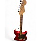 Used Fender Standard Stratocaster Satin Red Solid Body Electric Guitar