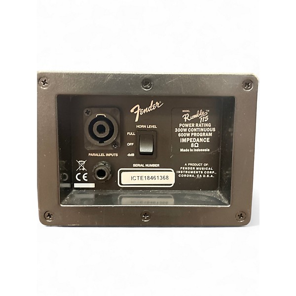 Used Fender Rumble 115 Bass Cabinet