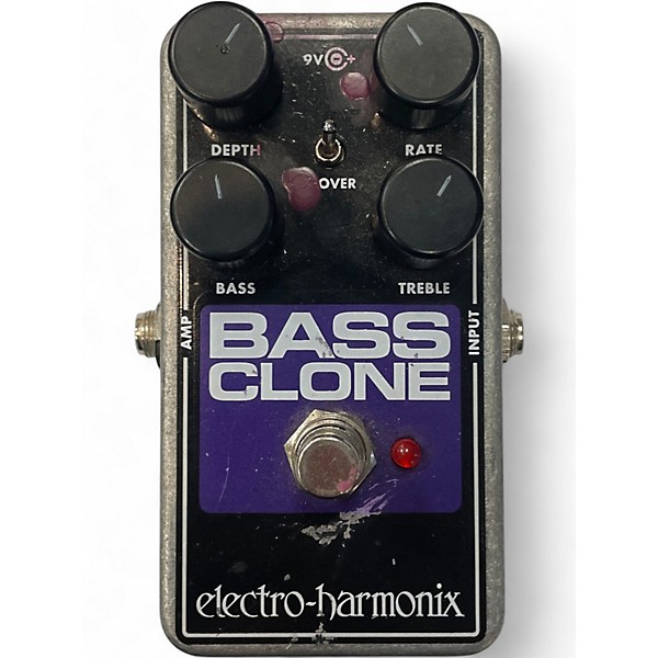 Used Electro-Harmonix Bass Clone Analog Chorus Bass Effect Pedal