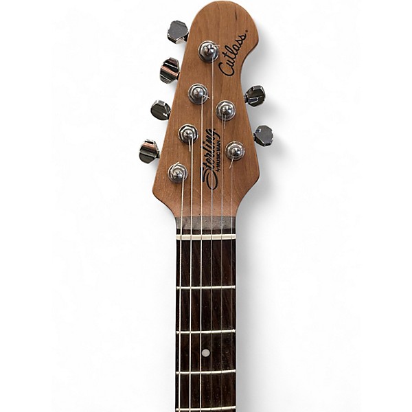 Used Sterling by Music Man Sterling CT50-HSS Cutlass WHITE Solid Body Electric Guitar