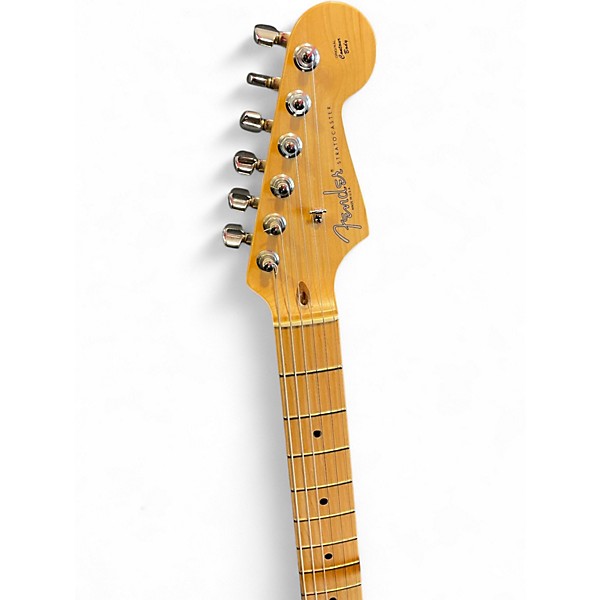 Used Fender American Standard Stratocaster Black Solid Body Electric Guitar