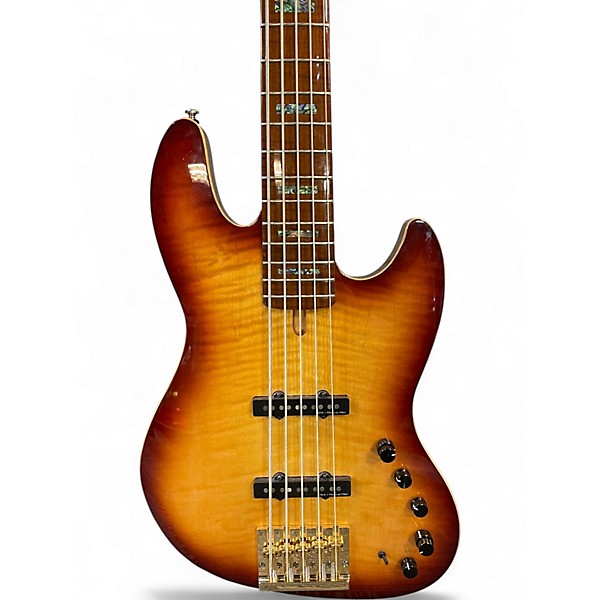 Used Sire Marcus Miller V10DX 2 Tone Sunburst Electric Bass Guitar