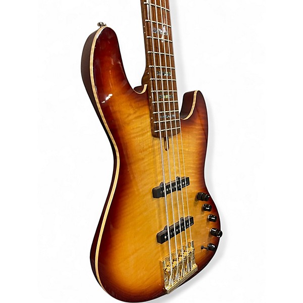 Used Sire Marcus Miller V10DX 2 Tone Sunburst Electric Bass Guitar