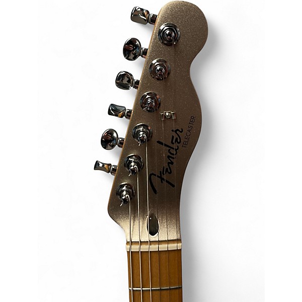Used Fender 75th Anniversary Commemorative American Telecaster Metallic Gold Solid Body Electric Guitar