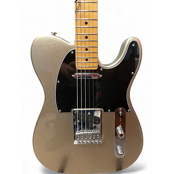 Used Fender 75th Anniversary Commemorative American Telecaster Metallic Gold Solid Body Electric Guitar