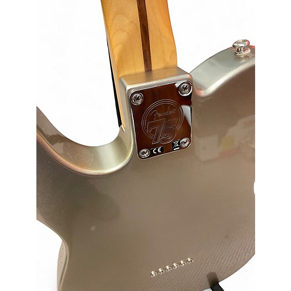 Used Fender 75th Anniversary Commemorative American Telecaster Metallic Gold Solid Body Electric Guitar