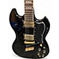 Used Guild POLARA KIM THAYIL Black and Gold Solid Body Electric Guitar