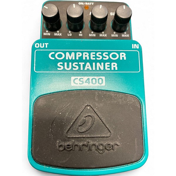 Used Behringer CS400 Compressor Sustainer Effect Pedal