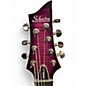 Used Schecter Guitar Research Banshee 7-A Trans Purple Solid Body Electric Guitar