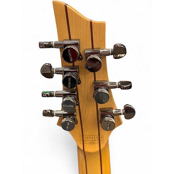 Used Schecter Guitar Research Banshee 7-A Trans Purple Solid Body Electric Guitar