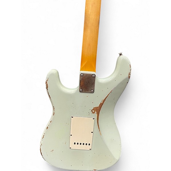 Used Mjt VTS AGED SONIC BLUE OVER 3TS Solid Body Electric Guitar